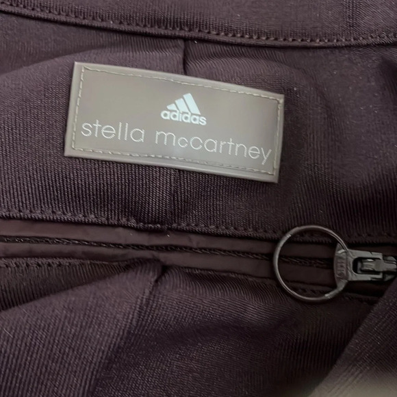 Stella McCartney x Adidas Quilted Pants in Burgundy - Size Large - Picture 7 of 11